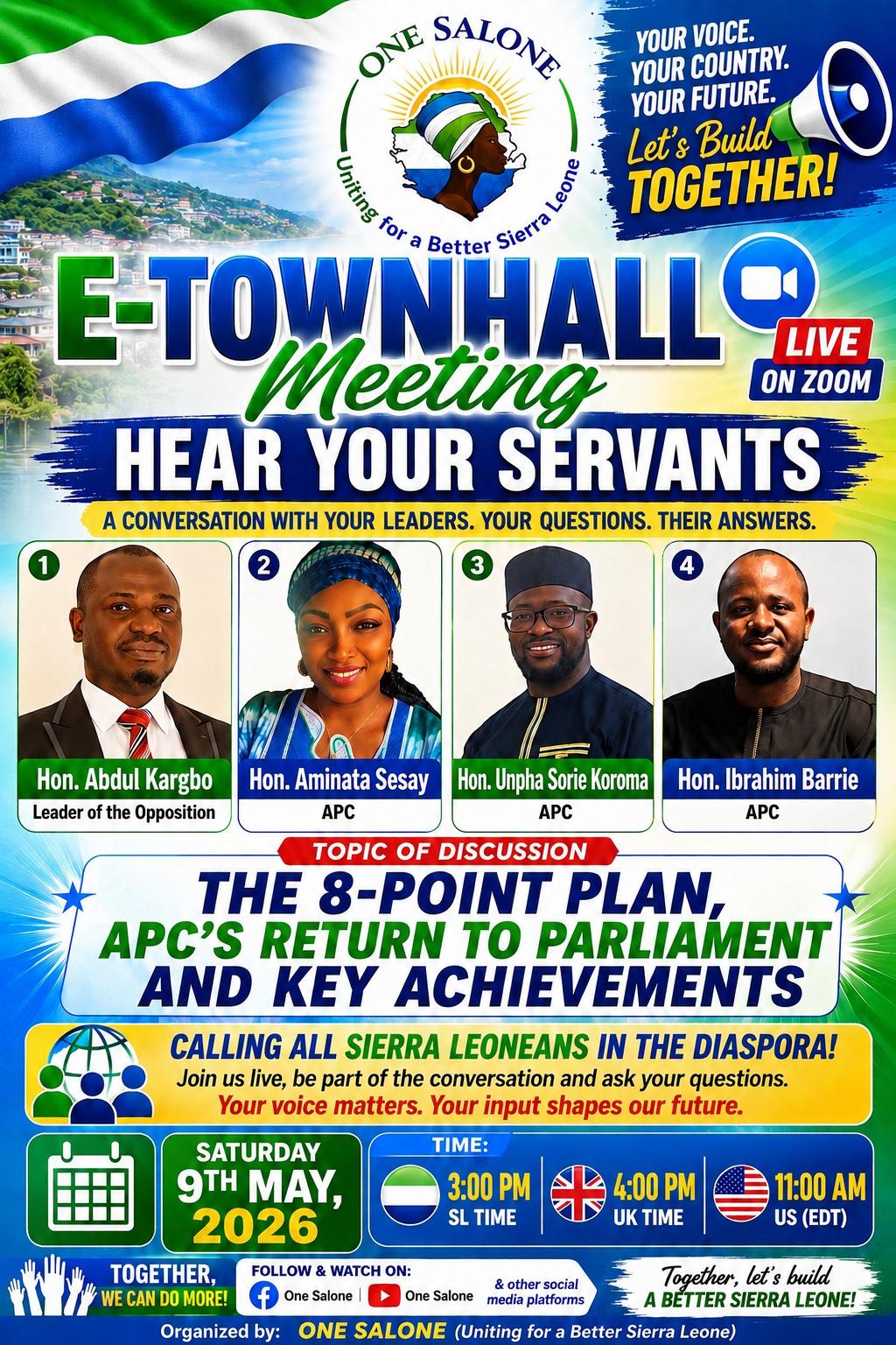 One Salone E-Town Hall Meeting