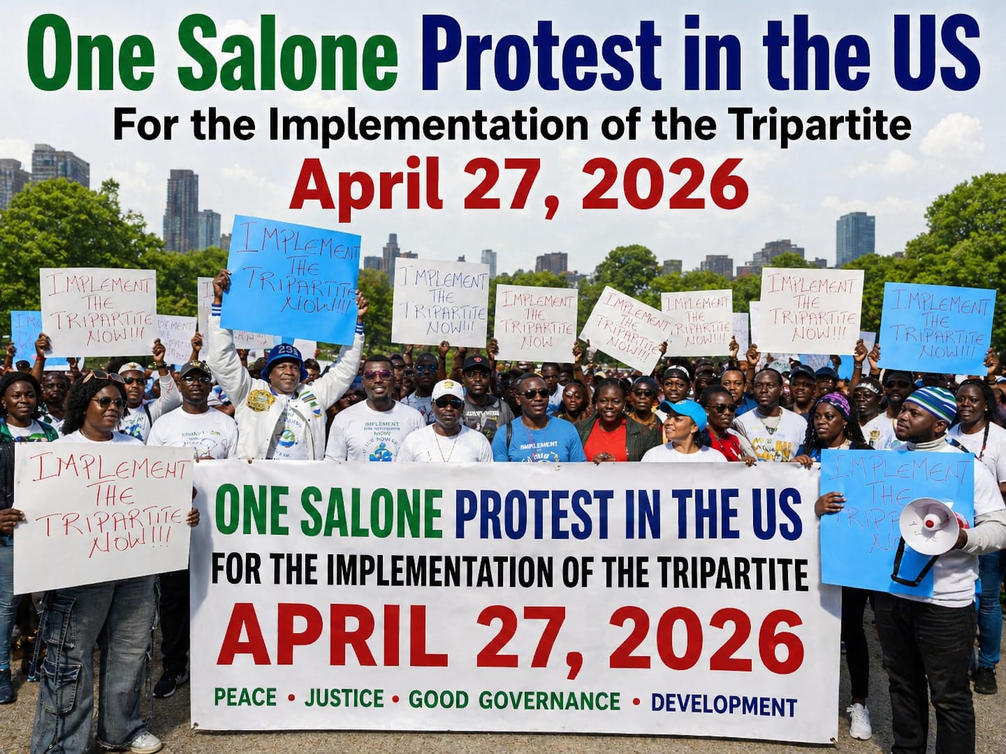 27.04.2026 Protest-Implement the Tripartite Recommendations Now